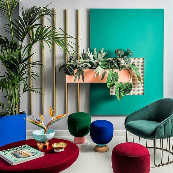 Warna-warna tersier pada desain interior