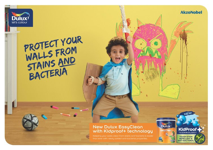 Dulux Easy Clean Kidproof Technology